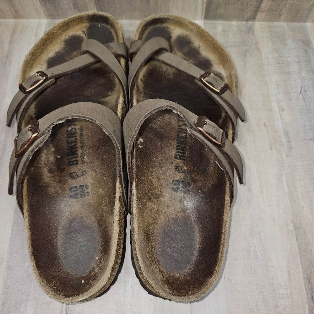 Birkenstock Woman's Size 40 Mayari Sandals Two Adjustable Straps *READ* - Picture 12 of 13